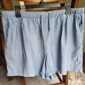 Karen Kane Soft Blue Shorts